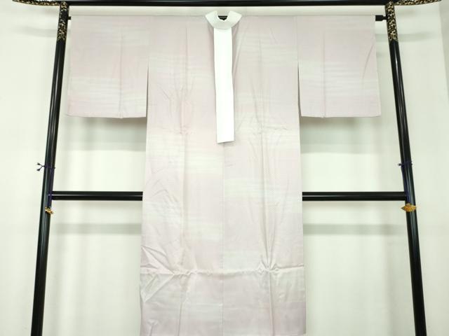 平和屋着物●上質な長襦袢 無双仕立て 鱗地紋 暈し染め 正絹 逸品 未使用 DABF7205ps
