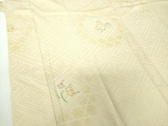 平和屋着物●上質な長襦袢 無双仕立て 草花文 暈し染め 高島屋扱い 正絹 逸品 DABF7206ps