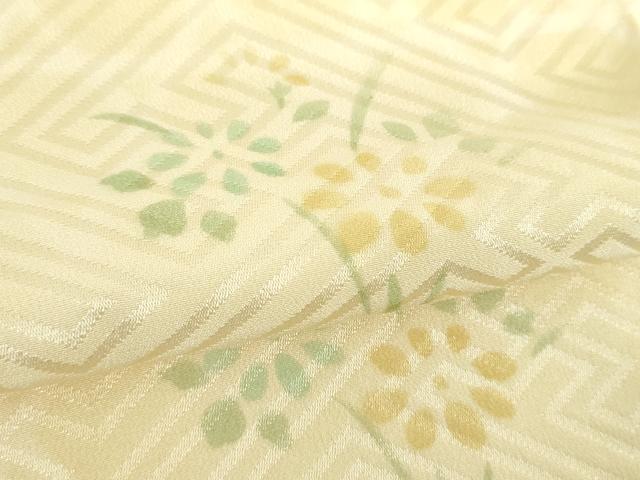 平和屋着物●上質な長襦袢 無双仕立て 草花文 暈し染め 高島屋扱い 正絹 逸品 DABF7206ps