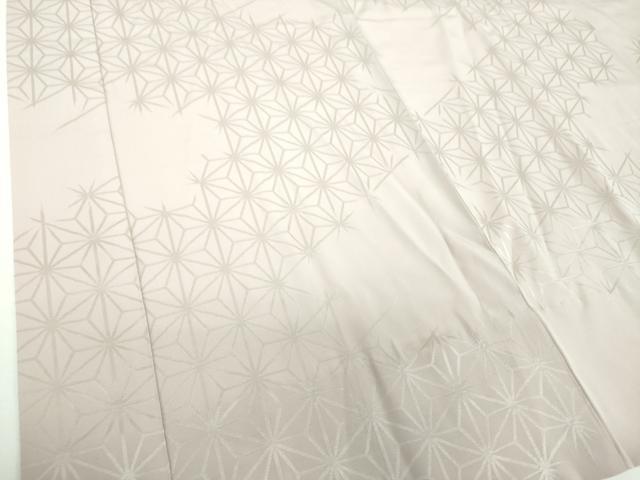 平和屋着物●上質な長襦袢 無双仕立て 麻の葉地紋 正絹 逸品 DABF7207ps