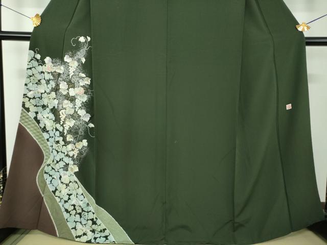 平和屋着物●訪問着 作家物 絞り 辻が花 金銀彩 正絹 逸品 DABF7219ps