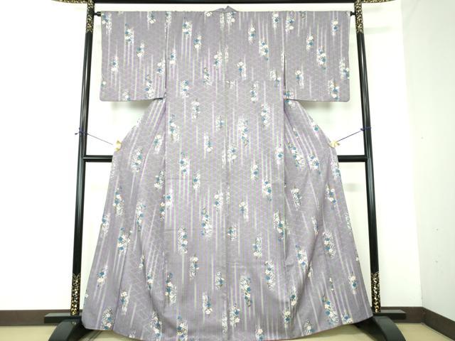 平和屋着物●小紋 舞桜 洗える着物 DABF7225ps