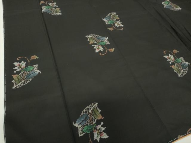 平和屋着物●本場大島紬 9マルキ 地空 花籠文 正絹 逸品 未使用 DABF7229ps