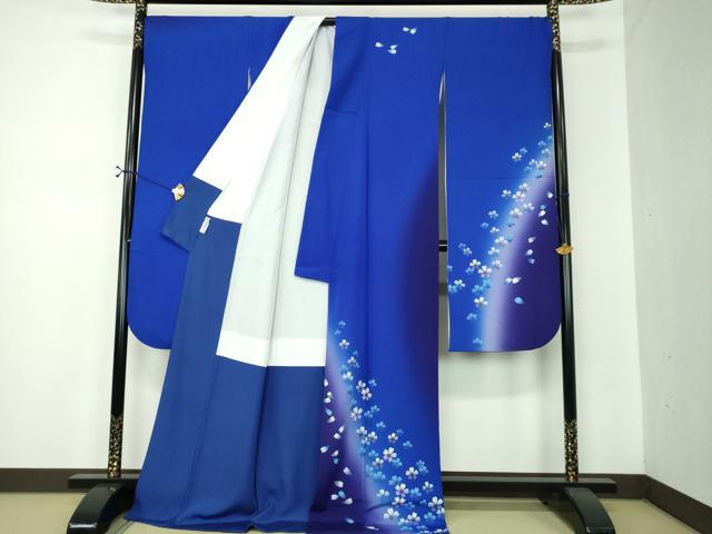 平和屋着物●豪華振袖 舞桜 暈し染め 金彩 正絹 逸品 DABF7240ps