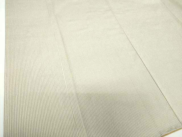 平和屋着物●本塩沢 縞 大丸織物謹製 証紙付き 正絹 逸品 未使用 DABF7254ps