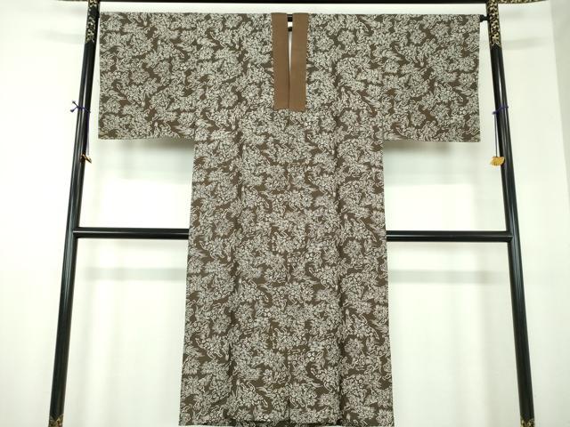 平和屋着物●男性 長襦袢 袷 唐獅子 正絹 逸品 DABF7270ps