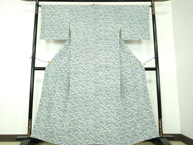 平和屋着物●創業460年・千總 小紋 笹文 正絹 逸品 DABF7276ps