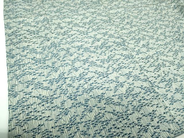 平和屋着物●創業460年・千總 小紋 笹文 正絹 逸品 DABF7276ps