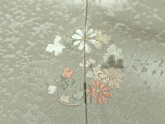平和屋着物●豪華色留袖 駒刺繍 霞文 金彩 正絹 逸品 DABF7496ps