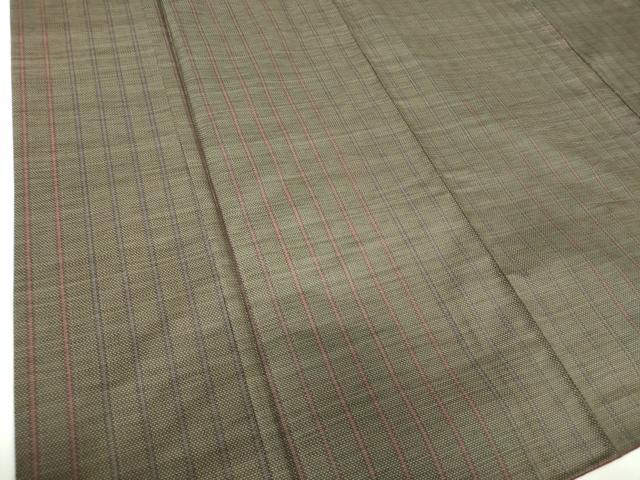 平和屋着物●本場大島紬 9マルキ 間道 正絹 逸品 DABF7498ps