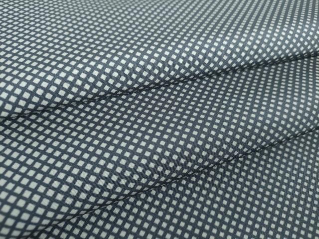 平和屋着物●上質な小紋 格子 正絹 逸品 未使用 DABF7526ps