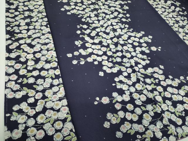 平和屋着物●上質な小紋 辻が花 正絹 逸品 未使用 DABF7527ps