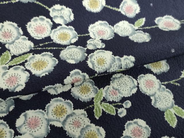 平和屋着物●上質な小紋 辻が花 正絹 逸品 未使用 DABF7527ps