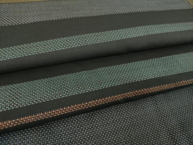 平和屋着物●本場大島紬 訪問着 9マルキ 横段文 正絹 逸品 DABF7716ps