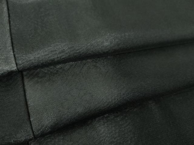 平和屋着物●訪問着 袷 宝尽くし間道 黒地 正絹 逸品 未使用 DABF7761ps