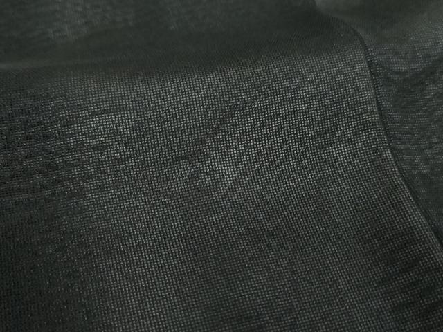 平和屋着物●訪問着 袷 宝尽くし間道 黒地 正絹 逸品 未使用 DABF7761ps