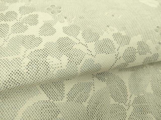 平和屋着物●本塩沢 訪問着 草花文 正絹 逸品 DABF7810ps