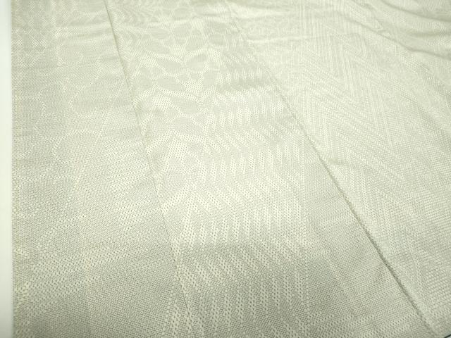 平和屋着物●本塩沢 110亀甲 吉祥文様 正絹 逸品 DABF7824ps