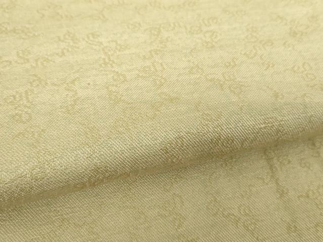 平和屋着物●上質なお召 抽象文様 正絹 逸品 DABF7826ps