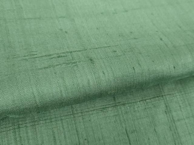 平和屋着物●上質な紬 色無地 薄青色 正絹 逸品 DABF7836ps