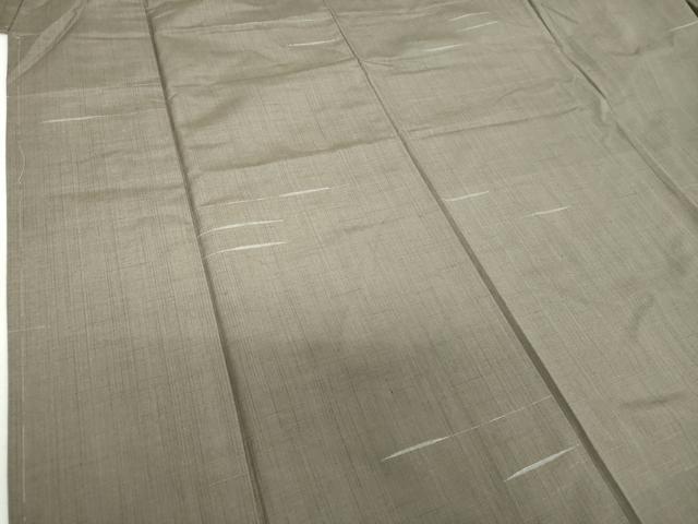 平和屋着物●上質な紬 横縞 正絹 逸品 未使用 DABF7879ps