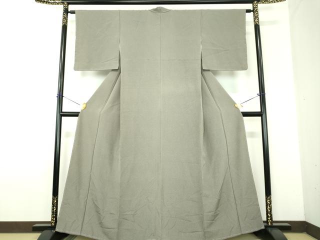 平和屋着物●江戸小紋 格子 正絹 逸品 未使用 DABF7898ps