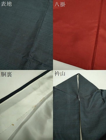 平和屋着物●本場大島紬 100亀甲 総詰め 正絹 逸品 DABF7899ps