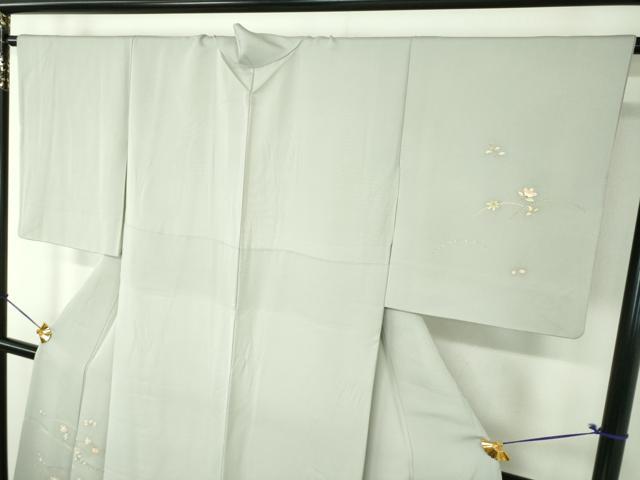 平和屋着物●訪問着 駒刺繍 橘 楓 金彩 正絹 逸品 DABF7902ps
