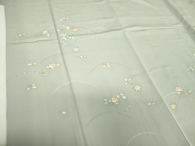 平和屋着物●訪問着 駒刺繍 橘 楓 金彩 正絹 逸品 DABF7902ps