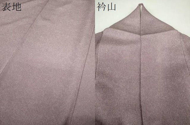 平和屋着物●江戸小紋 作家物 鮫小紋柄 鬼しぼ縮緬 正絹 逸品 DABF7923ps