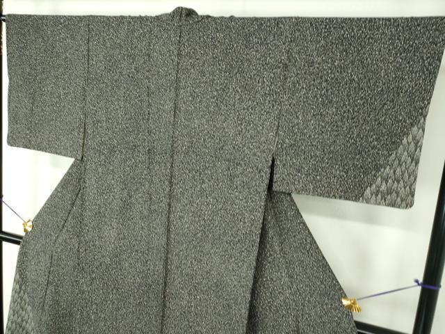 平和屋着物●二代目 川村久太郎 訪問着 樹林文 たたき染め 正絹 逸品 DABF7931ps