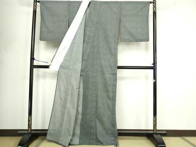 平和屋着物*夏物 江戸小紋 鮫小紋柄 絽 洗える着物 DABF8629sf