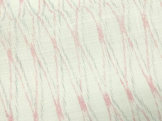 平和屋着物*夏物 小紋 菱文 紗 洗える着物 DABF8634sf