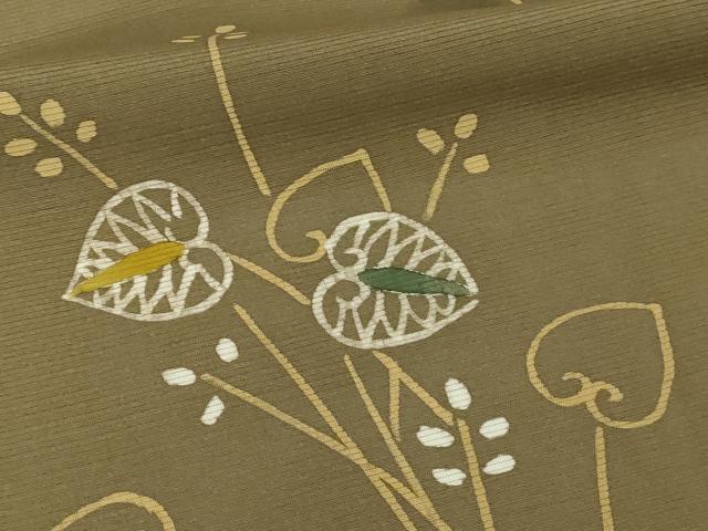 平和屋着物*夏物 訪問着 枝葉文 絽 正絹 逸品 DABF8643sf