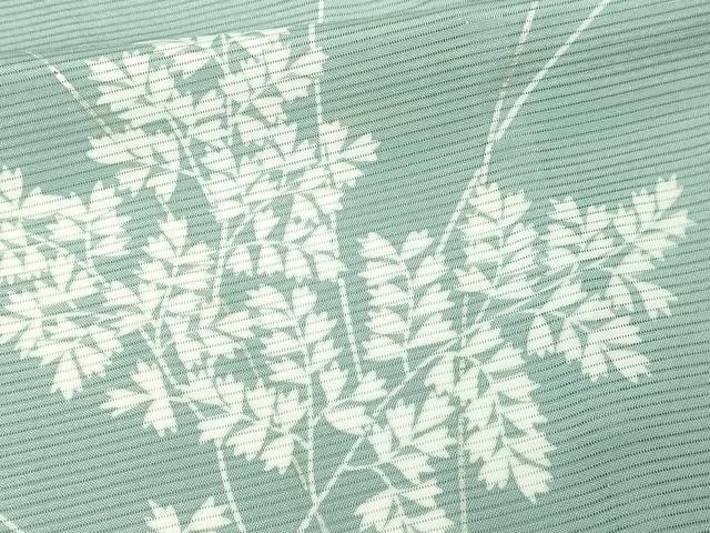 平和屋着物*洗える最高級着物 <英>はなぶさ謹製 夏物 色留袖 枝葉文 銀彩 絽 DABF8647sf