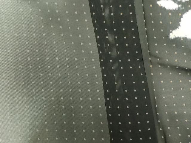 平和屋着物*夏物 小紋 兎 黒地 紗 正絹 逸品 DABF8652sf
