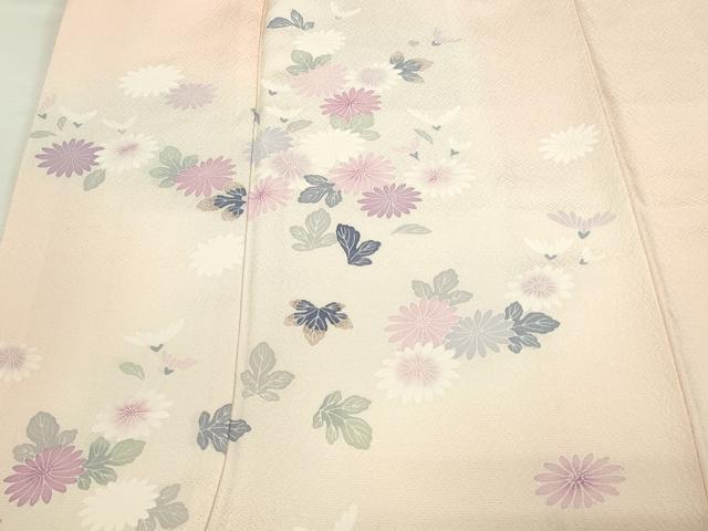 平和屋着物■訪問着 草花文 暈し染め 正絹 逸品 DABF8700sf