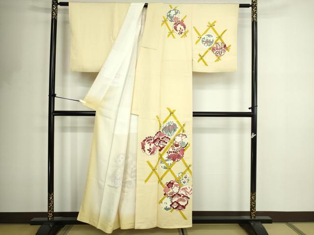平和屋着物■訪問着 松竹梅 正絹 逸品 DABF8727sf