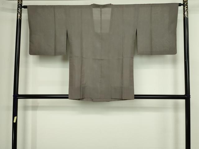 平和屋着物▽道行コート 二部式 スリーシーズン 春夏秋 塵除け 媚茶色 正絹 逸品 DABF8749sf