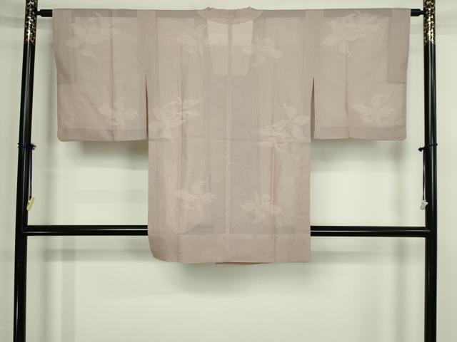 平和屋着物▽道行コート スリーシーズン 春夏秋 塵除け 舞花文 正絹 逸品 DABF8752sf