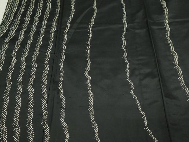 平和屋着物▽訪問着 単衣 紬地 作家物 総刺繍 暈し染め 正絹 逸品 DABF8761sf