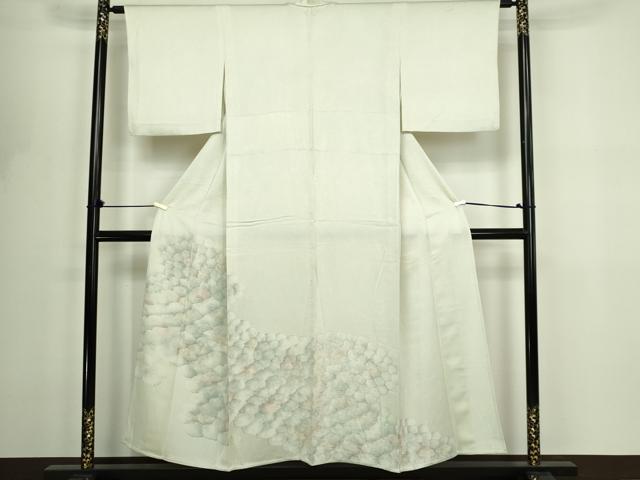平和屋着物▽色留訪問着 単衣 霞文 暈し染め 正絹 逸品 DABF8780sf