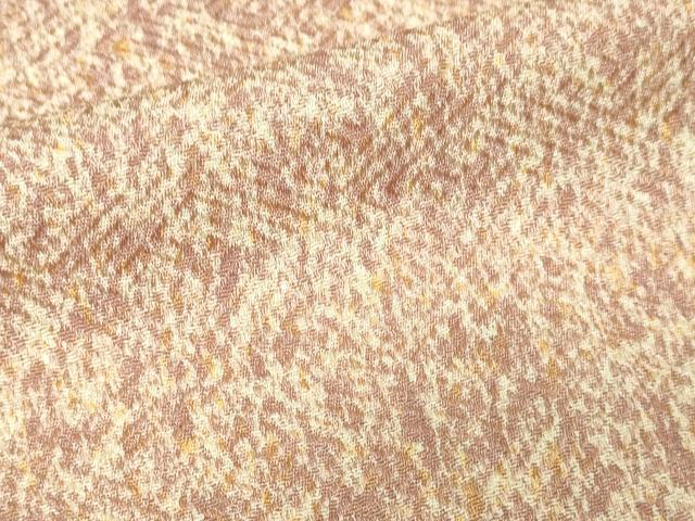 平和屋着物▽上質な小紋 単衣 霞文 正絹 逸品 DABF8800sf