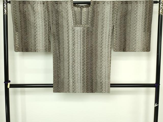 平和屋着物▽道行コート スリーシーズン 春夏秋 塵除け 二部式 組織 菱文 正絹 逸品 DABF8808sf