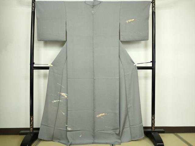 平和屋着物▽訪問着 単衣 楽器花文 金彩 正絹 逸品 DABF8809sf
