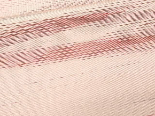 平和屋着物▽上質な紬 単衣 霞文 正絹 逸品 DABF8818sf