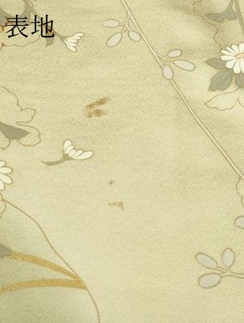 平和屋着物▽訪問着 単衣 駒刺繍 花蝶文 暈し染め 金彩 正絹 逸品 DABF8906sf