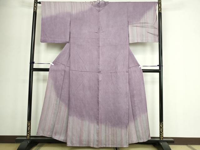 平和屋着物▽訪問着 単衣 間道 正絹 逸品 DABF8926sf