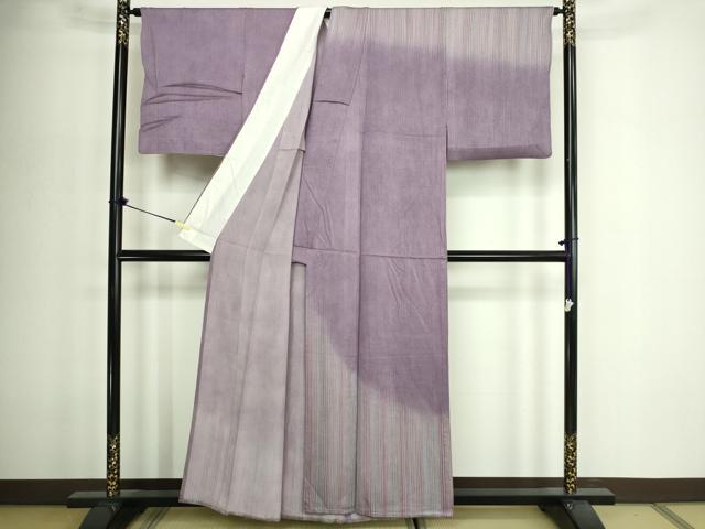 平和屋着物▽訪問着 単衣 間道 正絹 逸品 DABF8926sf