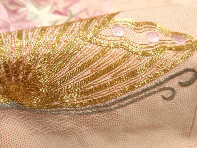 平和屋着物■豪華振袖 総刺繍 駒刺繍 花蝶文 金銀糸 正絹 逸品 DABF9094qa